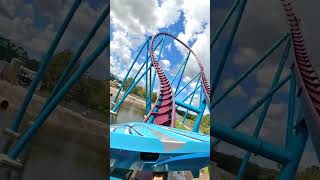 SeaWorld’s TALLEST FASTEST and LONGEST rollercoaster 🦈 🌊amusementpark seaworldorlando [upl. by Ahsenad]