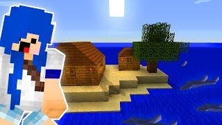 ENCONTREI ILHA SECRETA ESCONDIDA NO MEIO DO OCEANO MINECRAFT [upl. by Atrebla]