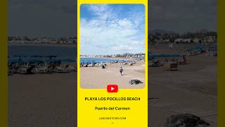 🏖️ LANZAROTE 2024 Beach Pocillos Under a Stunning Sky in Puerto del Carmen Lanzarote WalkingTour [upl. by Gilberto686]