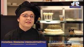 ŽENE PREDUZETNICE  Marina Ristanović Tortica Sweetland OPŠTINA TIVAT [upl. by Ettenna598]