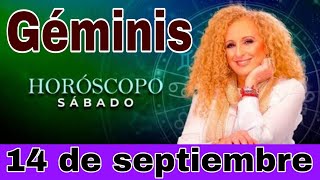 horoscopo de hoy Géminis  Horóscopo Diario  Géminis  14 de septiembre de 2024 [upl. by Herrah]