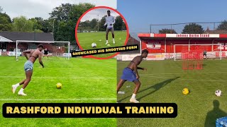 Marcus Rashford Showcased His Shooting Ability in Private Individual Training [upl. by Athelstan787]