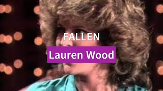 Lauren Wood  Fallen Lyric Video [upl. by Edrahs]