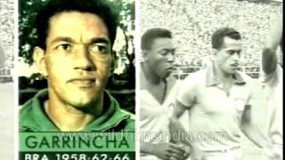 Garrincha the best dribbler in football history of Brazil [upl. by Asilehs]