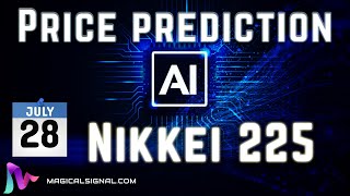 Nikkei 225 N225 price prediction with AI  July 28 [upl. by Rehttam671]