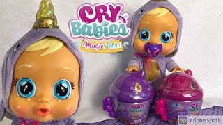 Cry Babies Narvie Opens Magic Tears Winged House Dolls Unboxing amp Review [upl. by Relyhcs]