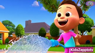 Wash The Car  Nursery Rhymes amp Kids Songs  Baby Enjoy full Rhymes  Kids Zeppto TV [upl. by Ymarej]