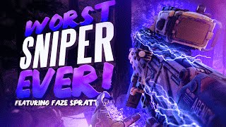 The Worst Sniper Ever Ft FaZe Spratt [upl. by Atronna]