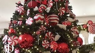 Kris Jenners Christmas Tree is Kandyland Chic [upl. by Nanci367]