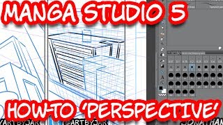 How to Perspectivequot Manga Studio 5EX  Scribbles with Jonathan [upl. by Tammy]