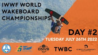 2022 IWWF World Wakeboard Championships  Day 2 [upl. by Aubine509]