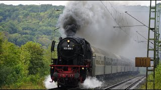 Mit der Dampflok 23 058 nach Westerburg im Westerwald [upl. by Harberd]