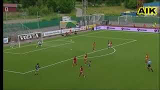 Syrianska  AIK 12  Kennedy Igboananike 20130714 [upl. by Attenyl]