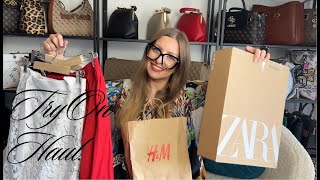 TryOn Haul  Zara HM Bershka Stradivarius Deichmann New Yorker CampA  Bianca Ida Spanu [upl. by Acimak]