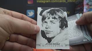 2022 Topps Star Wars Masterworks 2 Box Break [upl. by Ettesel]