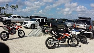 Florida Tracks amp Trails ktm 500 exc xcw husky 501 ktm 690 enduro  dirt fail offroad park crashes [upl. by Daphene922]