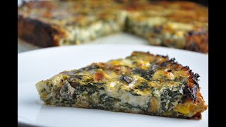 Glutenfreie Spinat Quiche Rezept [upl. by Darn305]