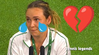 Donna Vekic in Tears EMOTIONAL Press Conference [upl. by Selohcin]