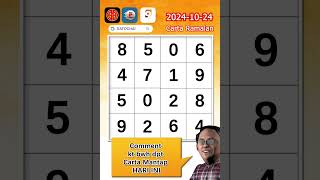 Carta Ramalan 4D Prediction Gd Lotto 102424  Dato Chai ramalan4d gdlotto4dchart 9lotto4D [upl. by Catie]