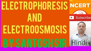 Electrophorsis and Electroosmosis Hindi [upl. by Aneeras]