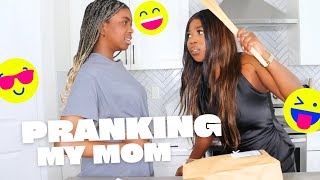 Disrespecting MY MOM PRANK  SHE WAS SO UPSET [upl. by Hanley]