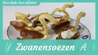 Zwanensoezen recept Rixt bakt het alfabet [upl. by Hpeseoj]