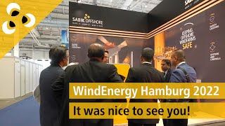 SABIK Offshore at the WindEnergy 2022 in Hamburg [upl. by Onahpets]