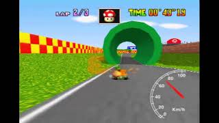 Mario Kart 64  Mario Raceway 3lap 113quot44 NTSC [upl. by Anna-Maria]