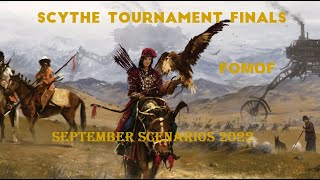 Final Round  September Scenario Scythe Tournament 2022  Scythe Board Game [upl. by Ettennor577]