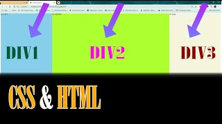 Aligning Divs Side by Side CSS amp HTML tutorial [upl. by Sundberg47]