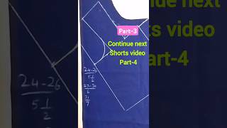 Lining blouse front part neck length cutting video dhaks trendy tailoring shorts viral unique [upl. by Marutani]