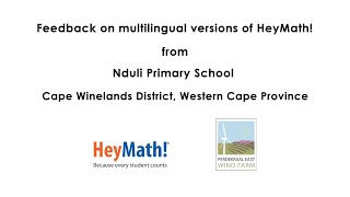 Gr 1 Educator uses HeyMath in Xhosa [upl. by Colette]