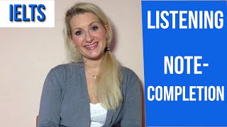 IELTS Listening TIPS for NoteCompletion tasksenglish vid [upl. by Nuawtna820]