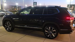 2024 VW Atlas SEL Premium RLine at night [upl. by Ardnola]