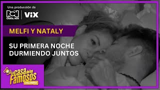 Así fue la noche de Nataly Umaña y Miguel Melfi durmiendo juntos en La casa de los famosos Colombia [upl. by Thanh975]