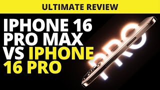 Apple IPHONE 16 PRO MAX vs IPHONE 16 PRO Ultimate Review  MrBossMike Compares [upl. by Einegue]