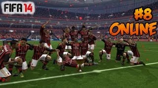 FIFA 14 ONLINE  Partido de Temporada 8  AC Milan Vs Arsenal [upl. by Tiana]