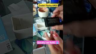 how to Refill trodat flashy 6903 trodat inkrefill viral shorts [upl. by Lig]