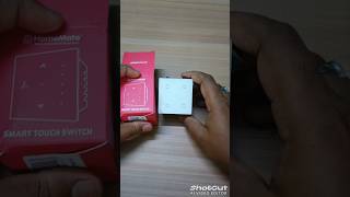 HomeMate Smart Wifi 4 gang Switch youtubeshorts electrical trendinggadgets iot [upl. by Aistek527]