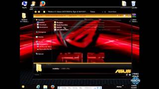 ASUS ROG THEME FOR WINDOWS 81 [upl. by Lissak]