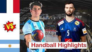 France Vs Argentine handball Highlights friendly match 2024 [upl. by Trela]