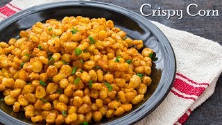 Easiest Crispy Corn Recipe  Chatpata Crispy Corn  Tea Time Snack  The Terrace Kitchen [upl. by Aillimat714]