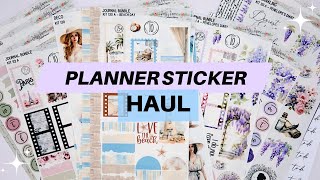 Journaling Sticker Kits amp Washi Tape  haul [upl. by Hazeefah]