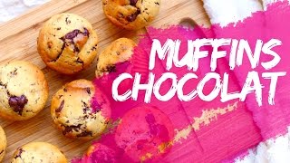 Recette Muffins Pépites Chocolat │PerfectHonesty [upl. by Brande]