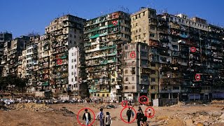 The Densest City In the World Asias Kowloon Walled City  Hong Kong [upl. by Enaled660]