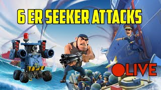 Boom Beach Warships Season 62 Seeker Attacks [upl. by Barnet]