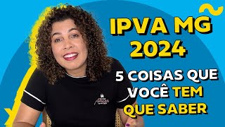 IPVA MG 2024 valores datas e formas de pagamento  ChamaoGringo [upl. by Tera534]