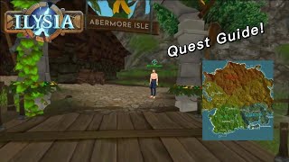 Ilysia Beta1 Abermore isle Quest Guide [upl. by Alyahc79]