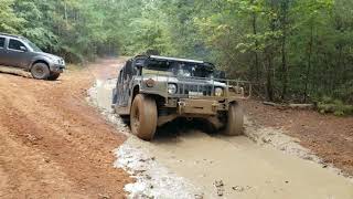 Frontier jeep and humvee at general sams off road park [upl. by Dorej53]