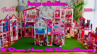 Barbie Dream House and Dream Camper Huge Collection 2020 Barbie Dollhouse Tour Barbie Dream Life [upl. by Rothstein]